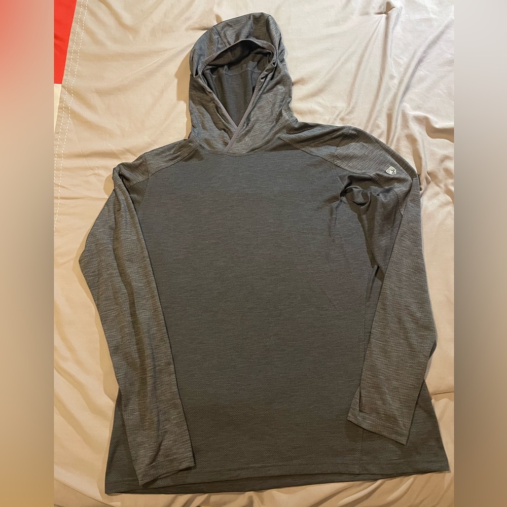 Kuhl Men's Charcoal Hooded Sweatshirt